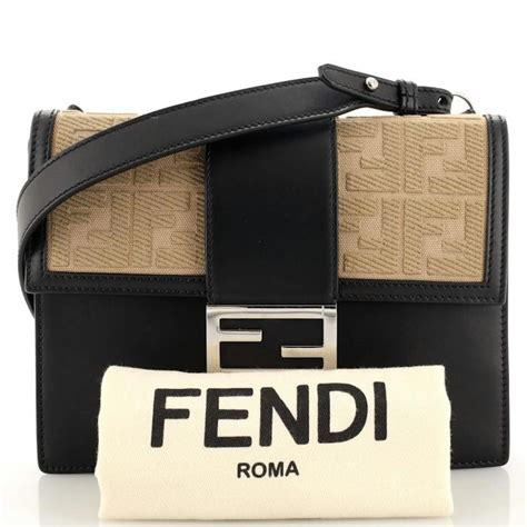 fendi flat baguette small|fendi flat baguette crossbody bag.